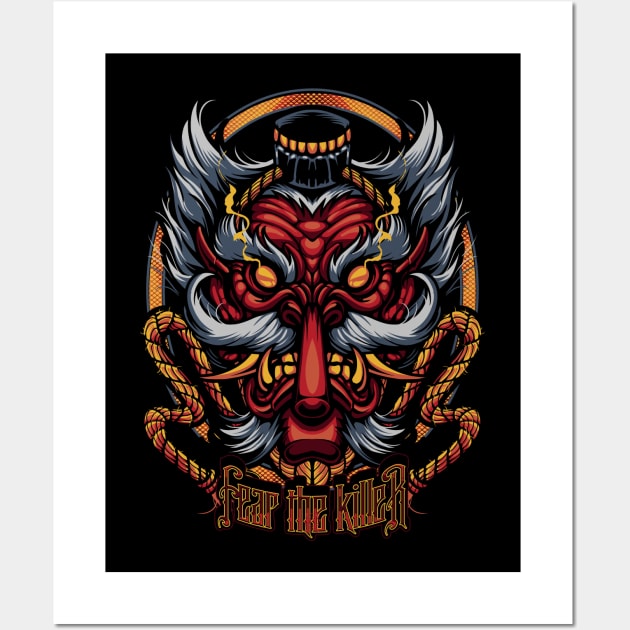 Tengu Wall Art by Future Vision Studio